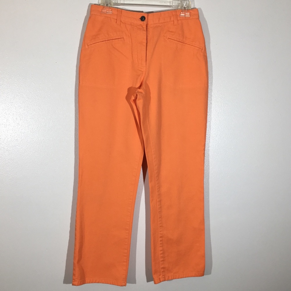 Christopher & Banks Light Orange Crop Jeans - 4
